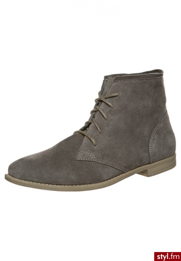 Andrea Conti Botki sznurowane szary (1126440) - Botki Buty Moda