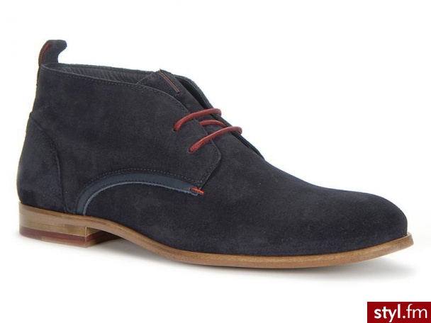 Tommy Hilfiger TRzEWIKI BURKE 2B (granatowy) - Kozaki Buty Moda
