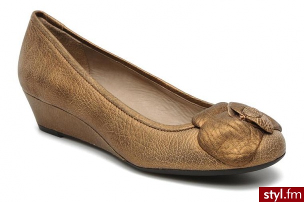Unisa BALERINKI DEOR BY UNISA (złoty) - Balerinki Buty Moda