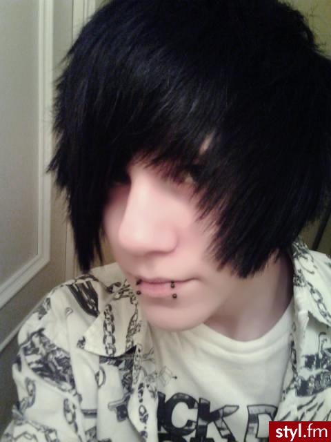 EMO Alternatywne Średnie Fryzury