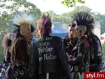 Punk Rock Alternatywne Średnie Fryzury