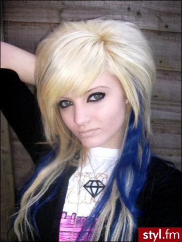 EMO Alternatywne Średnie Fryzury