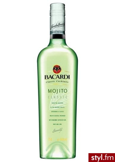 Bacardi Mojito Classic. Bacardi Mojito Classic. Cena: 0.75l kosztuje 59 zł

Kupisz w dobrych sklepach
z alkoholem. - Misz-masz