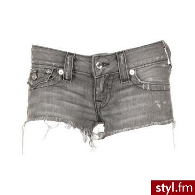 Joey Cutoff Disco Fever Denim Short - True Religion - Polyvore. Pobrano ze strony: http://www.polyvore.com/cgi/thing?id=15780824 - Pozostałe Ciuchy Moda