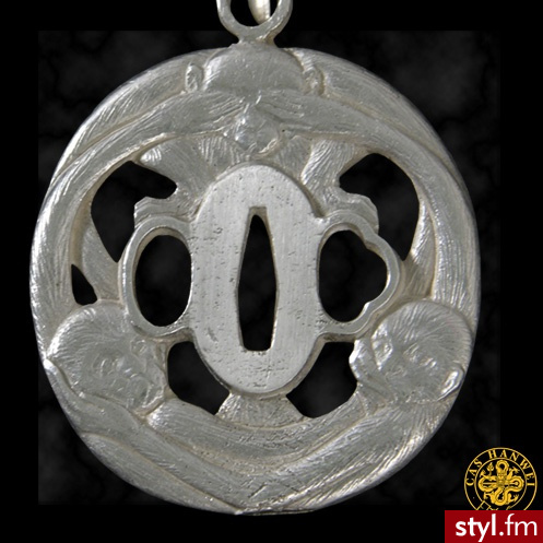 Hanwei Wisiorek Hanwei Three-Monkey Tsuba Pendant (OH3035S) - Wisiorki Biżuteria Moda