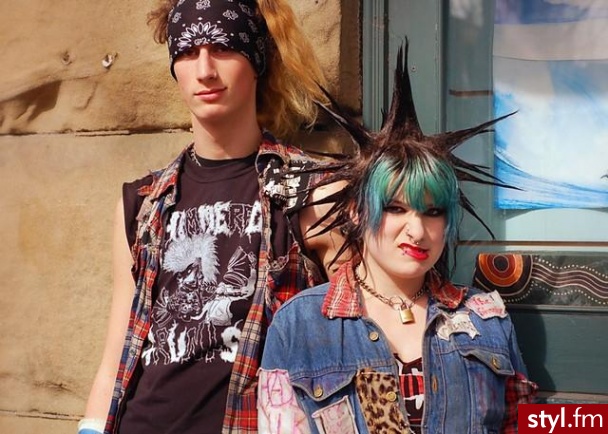 Punk Rock Alternatywne Średnie Fryzury
