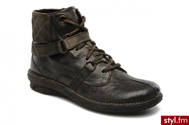 Khrio Półbuty i botki Melio by (Brązowy) - Botki Buty Moda