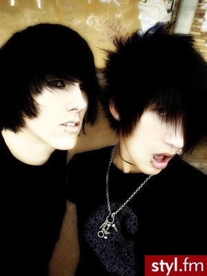 EMO Alternatywne Średnie Fryzury