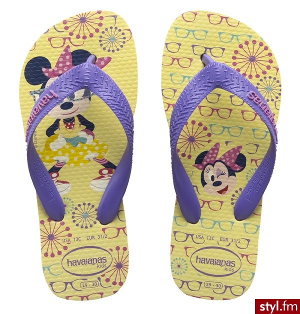 Havaianas JAPONKI KIDS MINNIE - Klapki Buty Moda