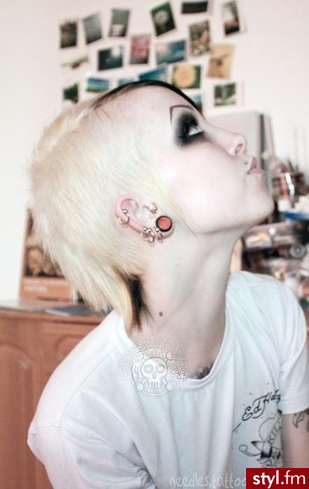 Punk Rock Alternatywne Średnie Fryzury