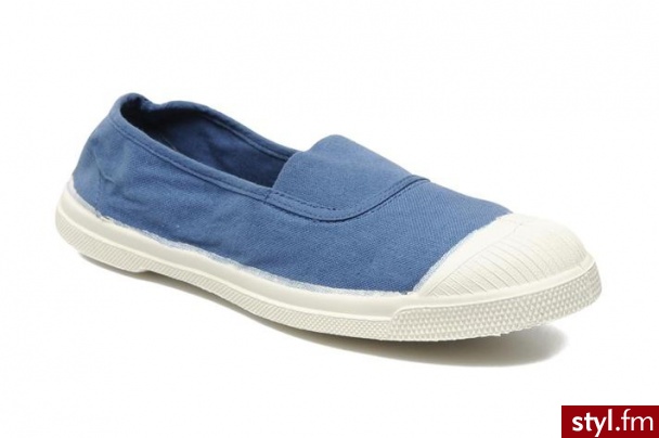 Bensimon Balerinki Tennis Elastique by (Niebieski) - Balerinki Buty Moda