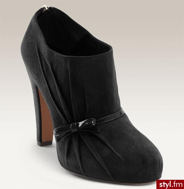 zamszowe botki Moschino 660$ - Pozostałe Buty Moda