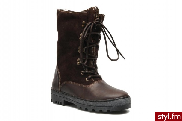 Peak performance PÓŁBUTY I BOTKI YORK SOFT LACE BOOT BY (Brązowy) - Botki Buty Moda