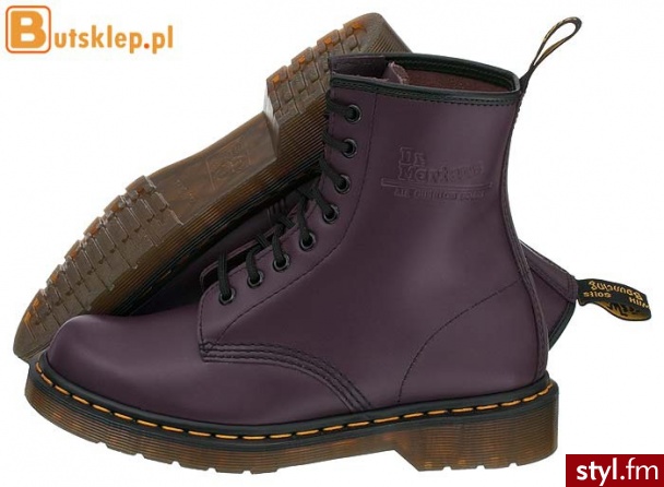 Dr. Martens BUTY 1460 PURPLE SMOOTH (10072501) - Glany Buty Moda