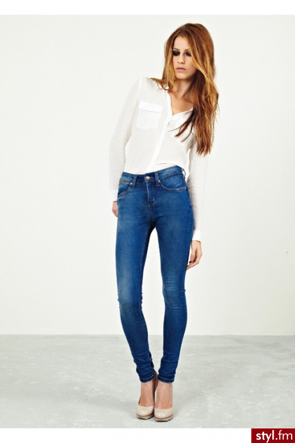 Jeansy Spodnie Moda