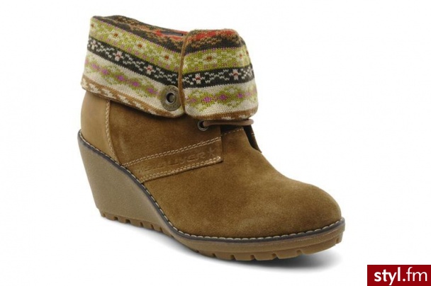 S.Oliver PÓŁBUTY I BOTKI ANTIDUS BY S.OLIVER (Brązowy) - Botki Buty Moda