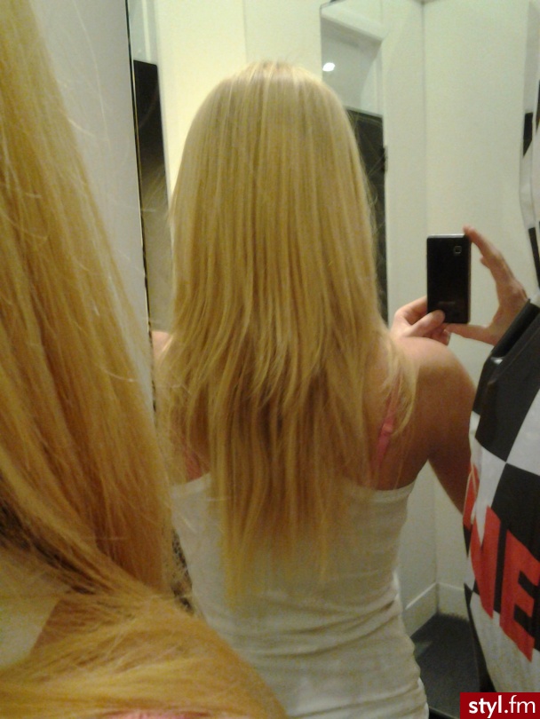 Blond Rozpuszczone Proste Na co dzień Długie Fryzury