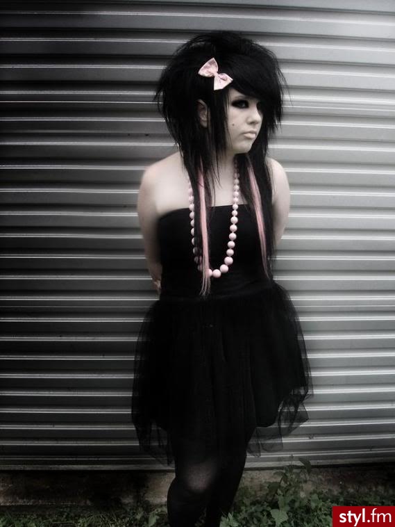 EMO Alternatywne Średnie Fryzury