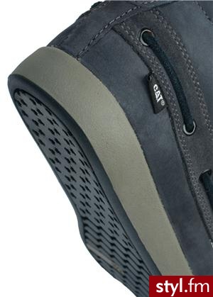 CATERPILLAR Półbuty ALEC HI szary Czarny Miejskie - Półbuty Buty Moda