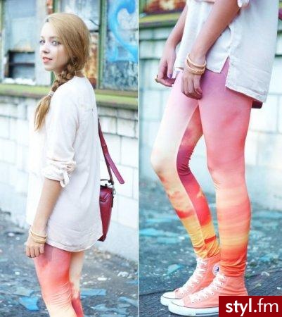 Leginsy Spodnie Moda