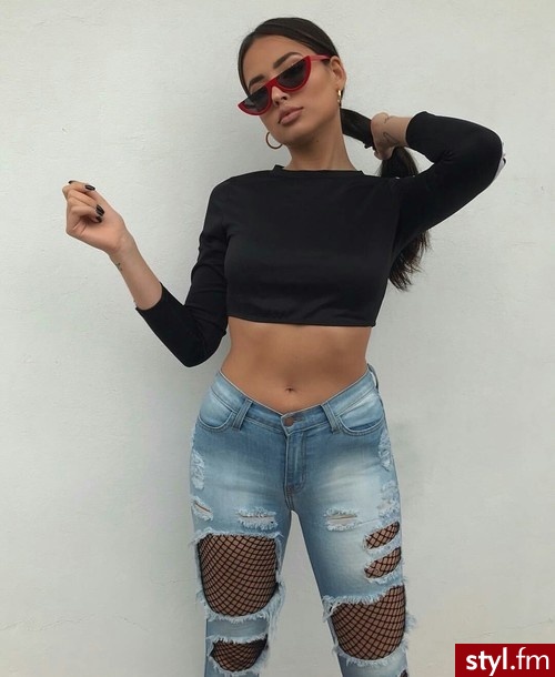 Jeansy Spodnie Moda