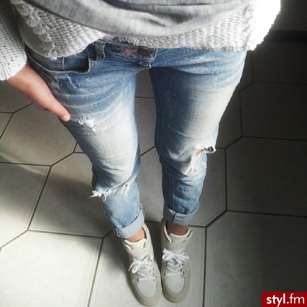 Jeansy Spodnie Moda
