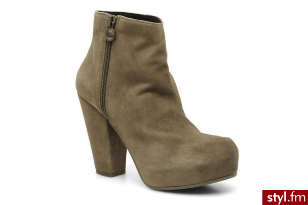 Fornarina PÓŁBUTY I BOTKI KENSIT BY FORNARINA (Szary) - Botki Buty Moda