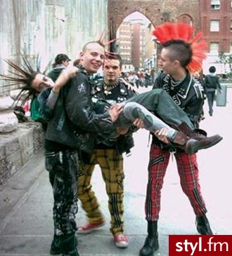 Punk Rock Alternatywne Średnie Fryzury