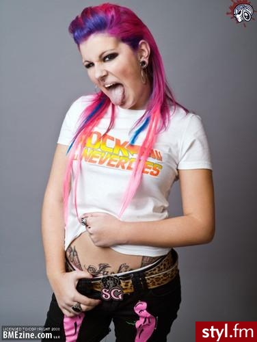 Punk Rock Alternatywne Średnie Fryzury