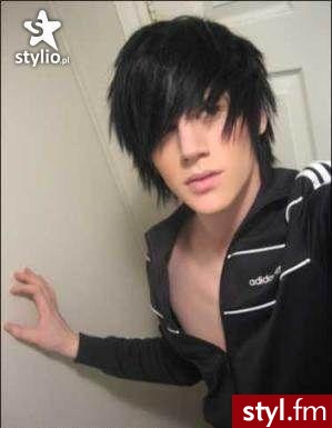 EMO Alternatywne Średnie Fryzury
