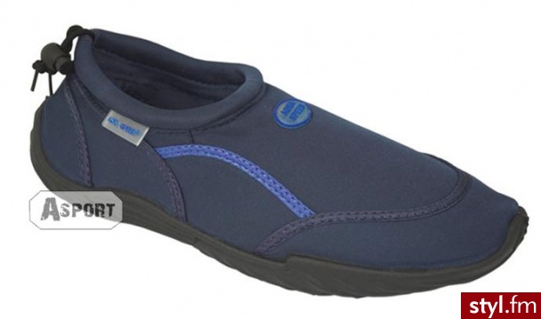Obuwie plażowe dziecięce MODEL 20 Aqua-Speed Sportowe Czarny - Sportowe Buty Moda