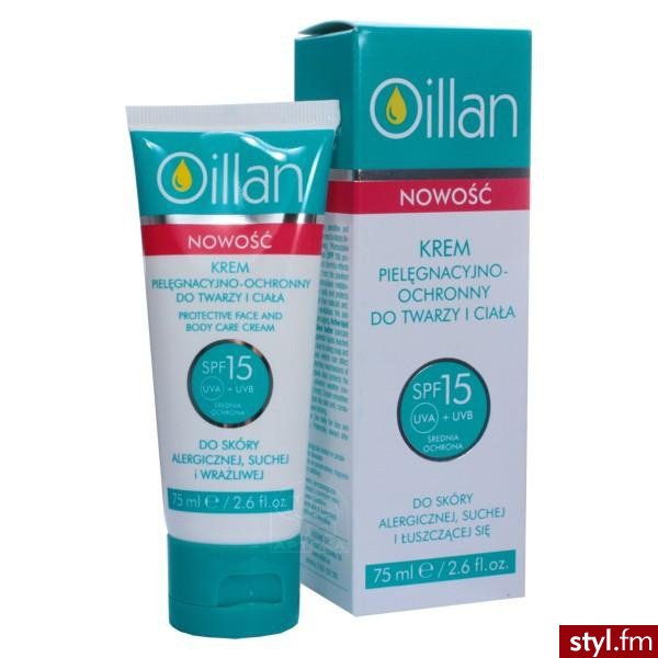 AA Oceanic Pharmaceutic OILLAN Krem pielęgnująco-ochronny do twarzy i ciała z filtrem ochronnym SPF15 75 ml - Emu Buty Moda