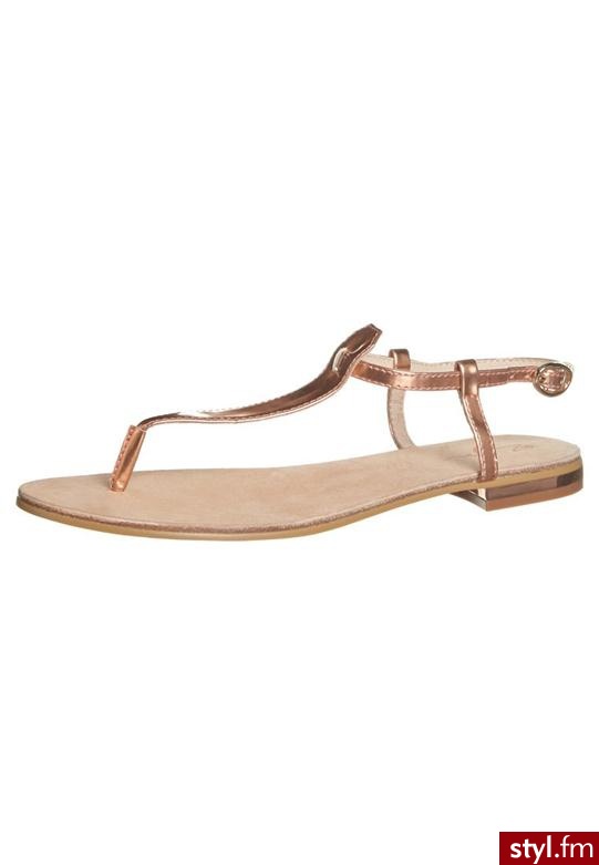 zign Japonki brązowy S1335008 - Klapki Buty Moda