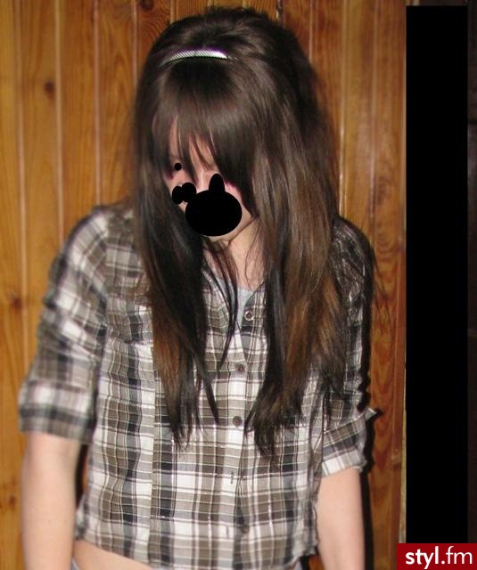 EMO Alternatywne Średnie Fryzury