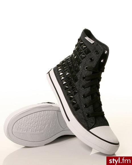 Punkrose Diamond Studded Lace up - Pozostałe Buty Moda