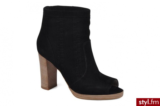 Jonak PÓŁBUTY I BOTKI AVIVA BY JONAK (Czarny) - Botki Buty Moda