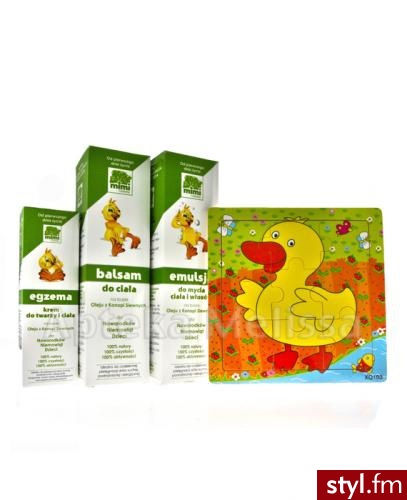 Cutishelp Mimi Balsam Do Ciała 200 Ml + Emulsja Do Mycia Ciała I Włosów 200 Ml + Egzema Krem Do Twarzy I Ciała 75 Ml + Puzzle - Emu Buty Moda