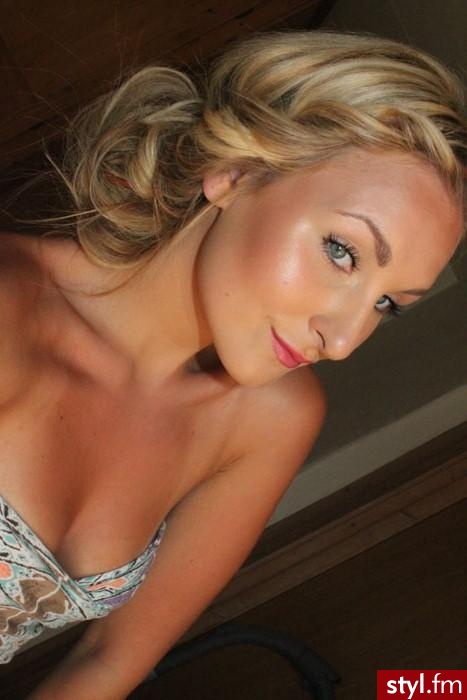 Blond Upięcie Proste Na co dzień Długie Fryzury