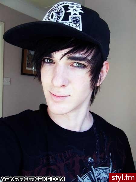 EMO Alternatywne Średnie Fryzury