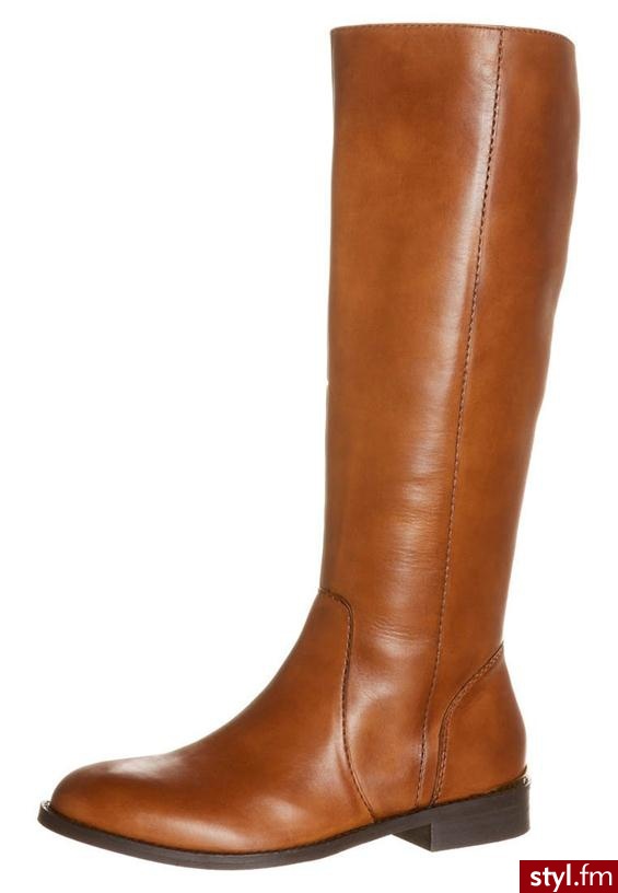 SPM ELX Kozaki brązowy - Kozaki Buty Moda