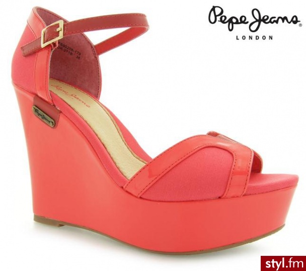 Pepe Jeans CORAL CHORAL FABRIC-PU PATENT-NAPPA LTH - Koturny Buty Moda