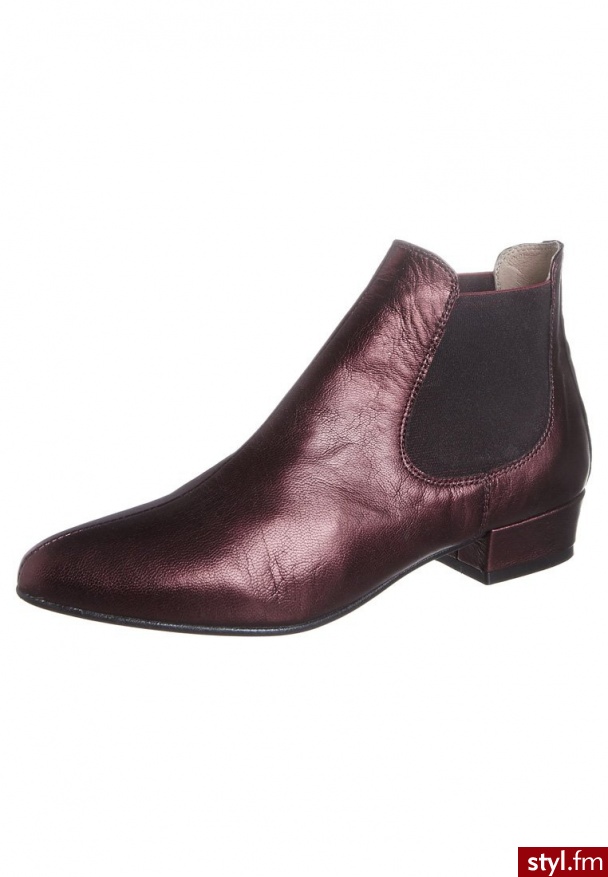 KMB Botki czerwony (T776) - Botki Buty Moda