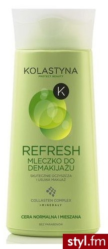 KOLASTYNA Refresh Mleczko do demakijażu twarzy cera normalna i mieszana 200 ml - Emu Buty Moda