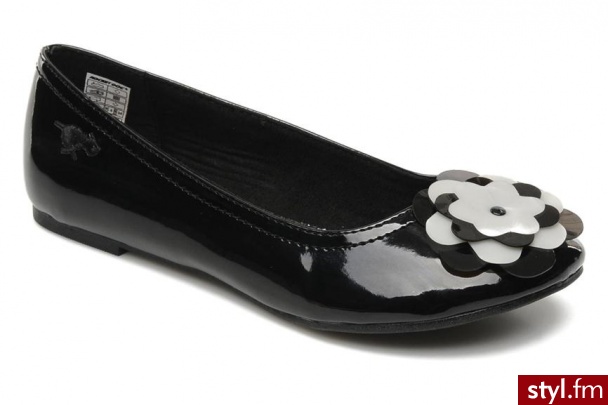 Rocket Dog BALERINKI VENTANA BY (Czarny) - Balerinki Buty Moda