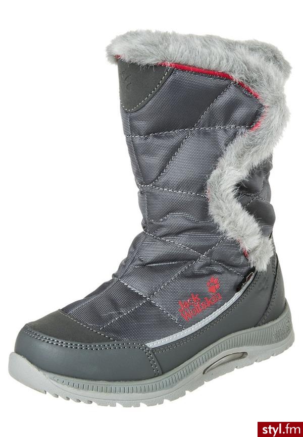 Jack Wolfskin SNOW DOME Śniegowce szary (4004271) - Pozostałe Buty Moda