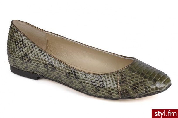 Georgia Rose BALERINKI JACINE BY GEORGIA ROSE (zielony) - Balerinki Buty Moda