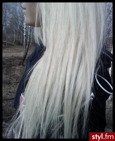 Blond Rozpuszczone Proste Na co dzień Długie Fryzury