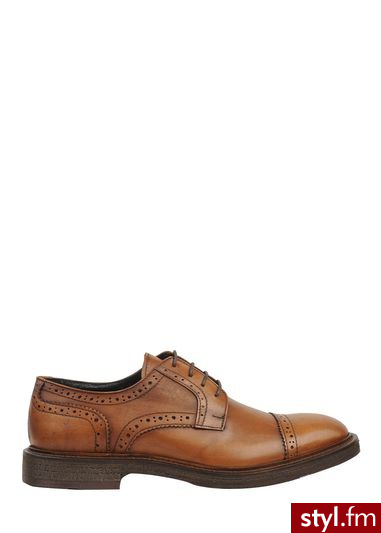 Półbuty MOD brązowy - Półbuty Buty Moda
