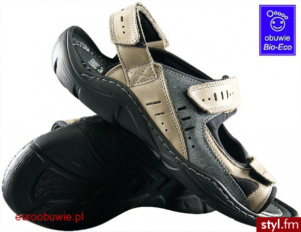 SOzA buty Bio Eco SO-627-BE Sandały Odcienie beżu i brązu - Sandały Buty Moda