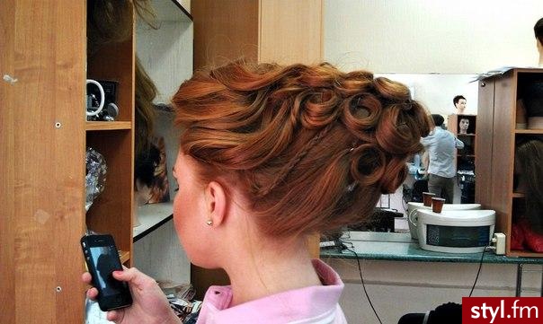 Upięcie Kręcone Na co dzień Długie Fryzury